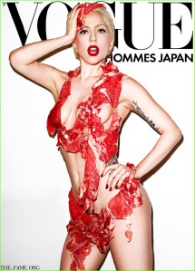 Lady Gaga meat dress